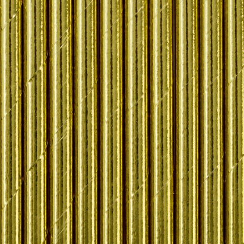 Palhinhas Dourado Metálico